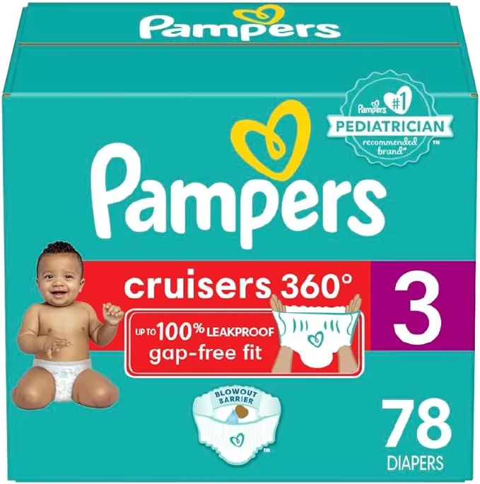 Pampers Cruisers 360 Diapers Fit