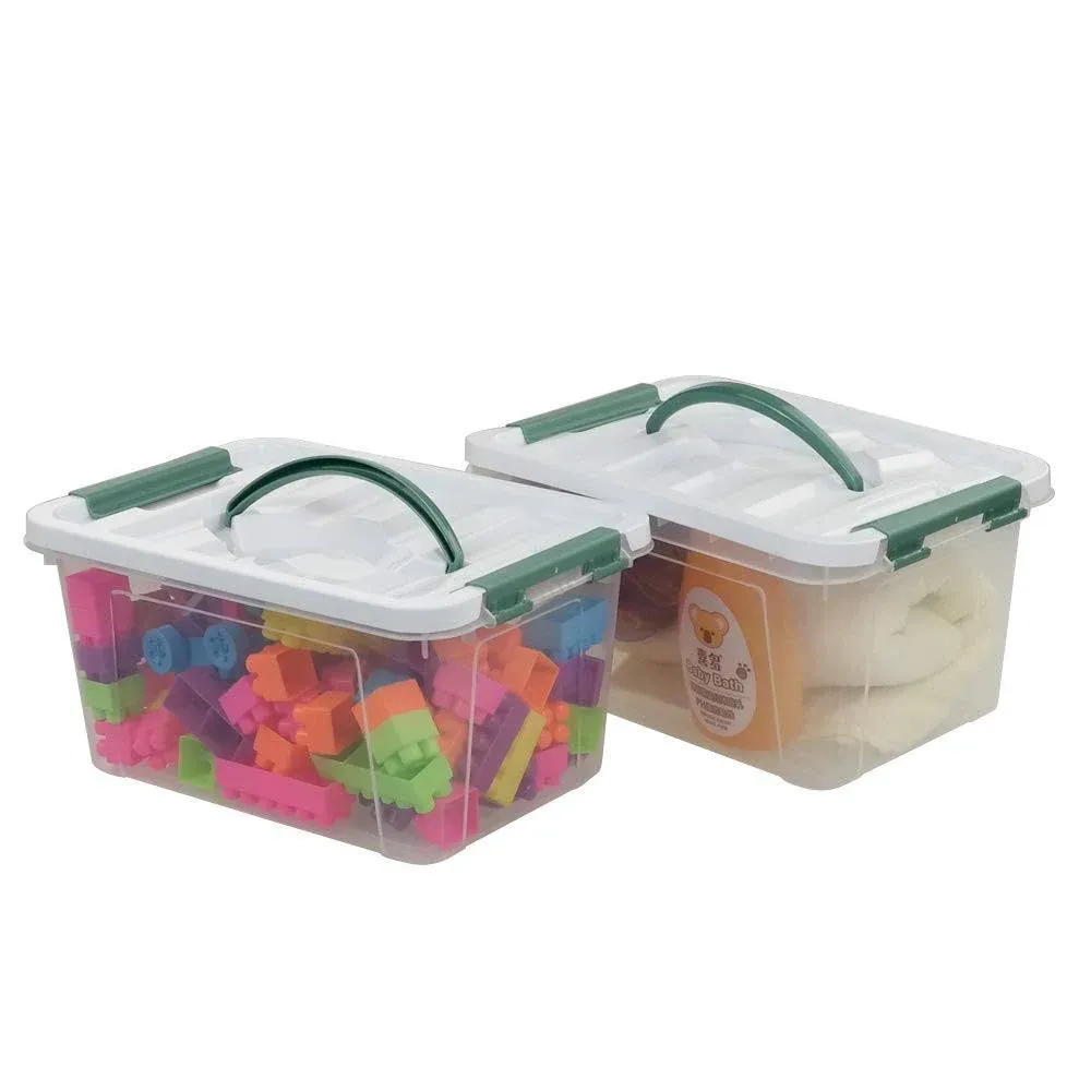 pekky 6 quart storage with handle and latching fresh design