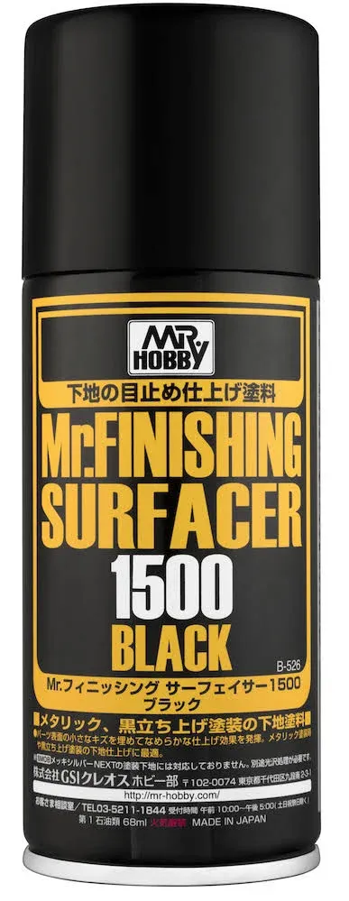 Mr. Finishing Surfacer 1500 - Black