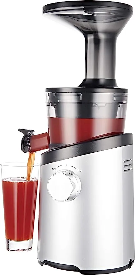 Hurom H101 Easy Clean Masticating Slow Juicer - Matte Silver