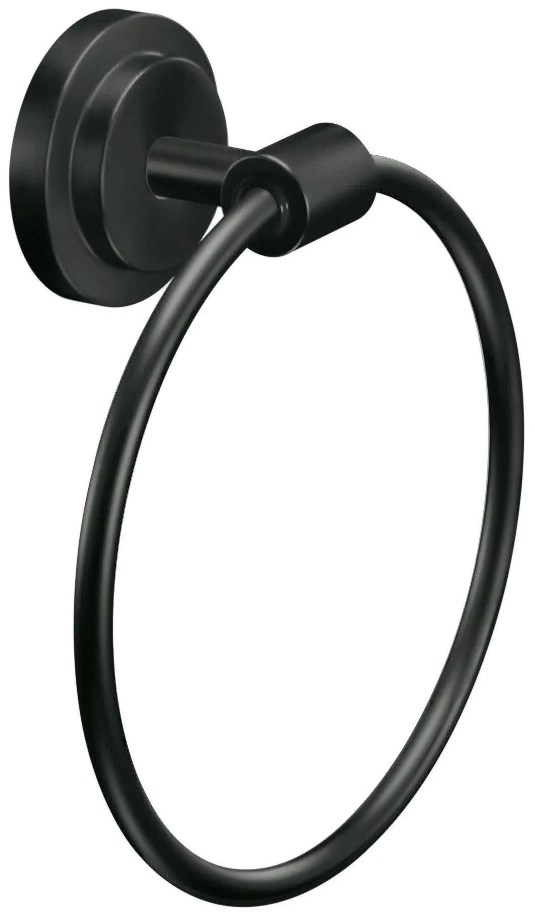 Moen DN0786BL ISO Matte Black Towel Ring