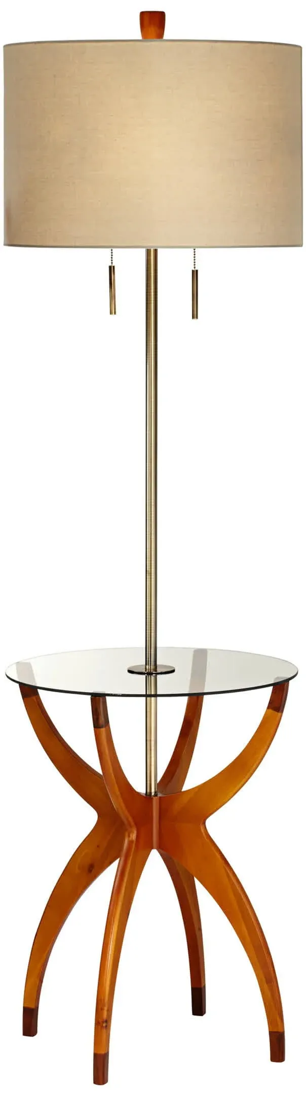 Pacific Coast Lighting Vanguard Floor Lamp with Tray - Midcentury - Floor Lamps - by Lighting and Locks | Houzz