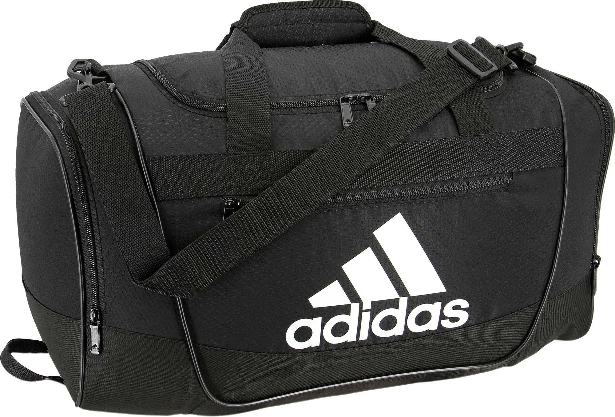 Adidas Defender III Small Duffel Bag, Black/White, OS