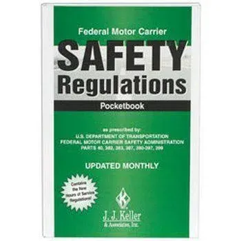 J J Keller 2-MP Federal Motor Carrier Safety Regulations Pocketbook