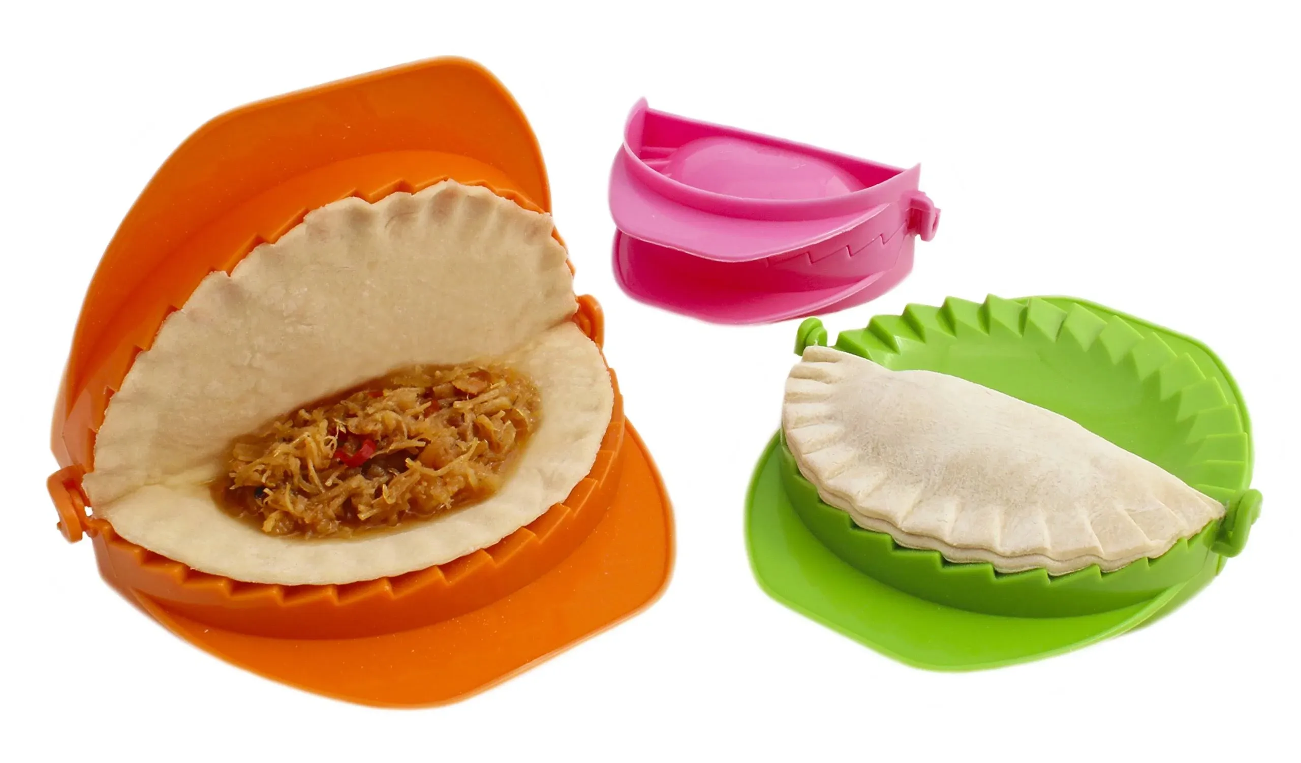 Zoie + Chloe 3-Piece Dough Press Set - Dumpling Calzone Ravioli Empanada Turnover ...