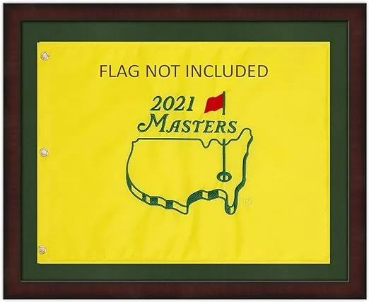 16x20 Brown Flag Frame, brn-002, holds 13x17 Masters Flag; Flag not incl