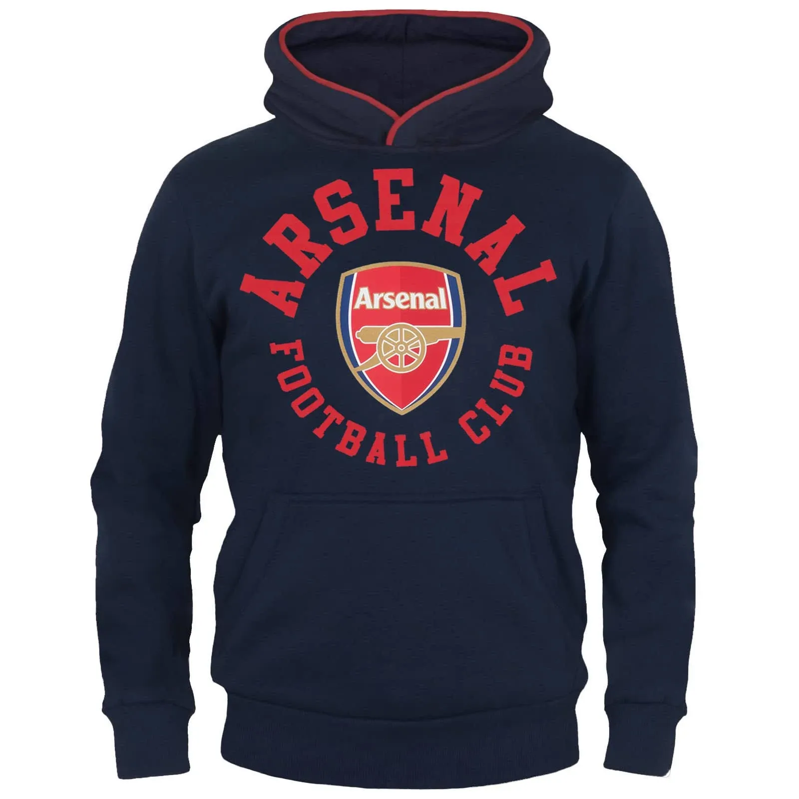 Arsenal FC Official Soccer Gift Boys Fleece Graphic Hoody Blue