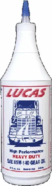 Lucas Oil 10042-PK12 Heavy Duty 85/140 Plus Gear Oil - 1 Quart Bottle