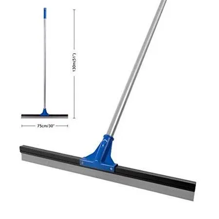 DSV Standard Professional Floor Scrubber Squeegee | Rubber Broom 75 cm (30”) ...