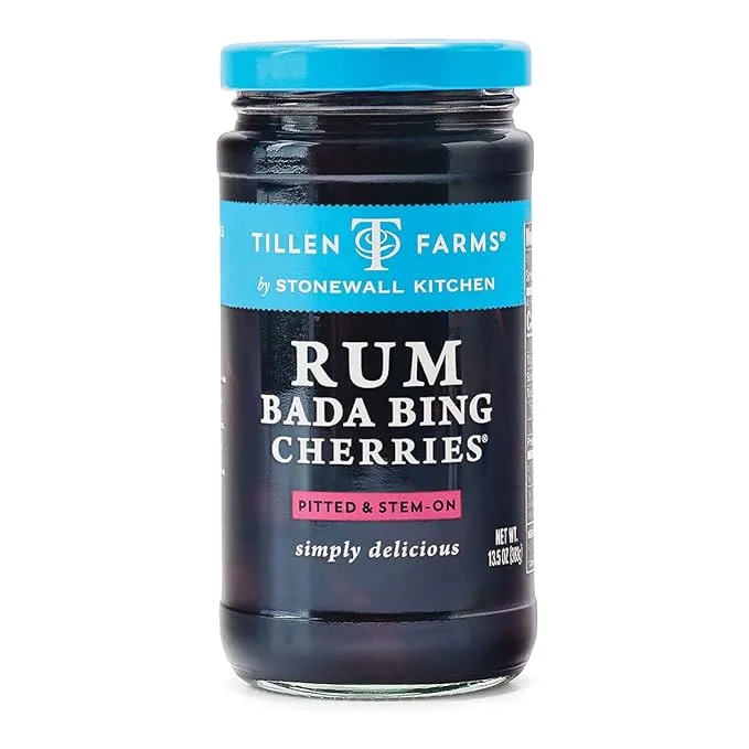 Tillen Farms Rum Bada Bing Cherries, 13.5 Ounce