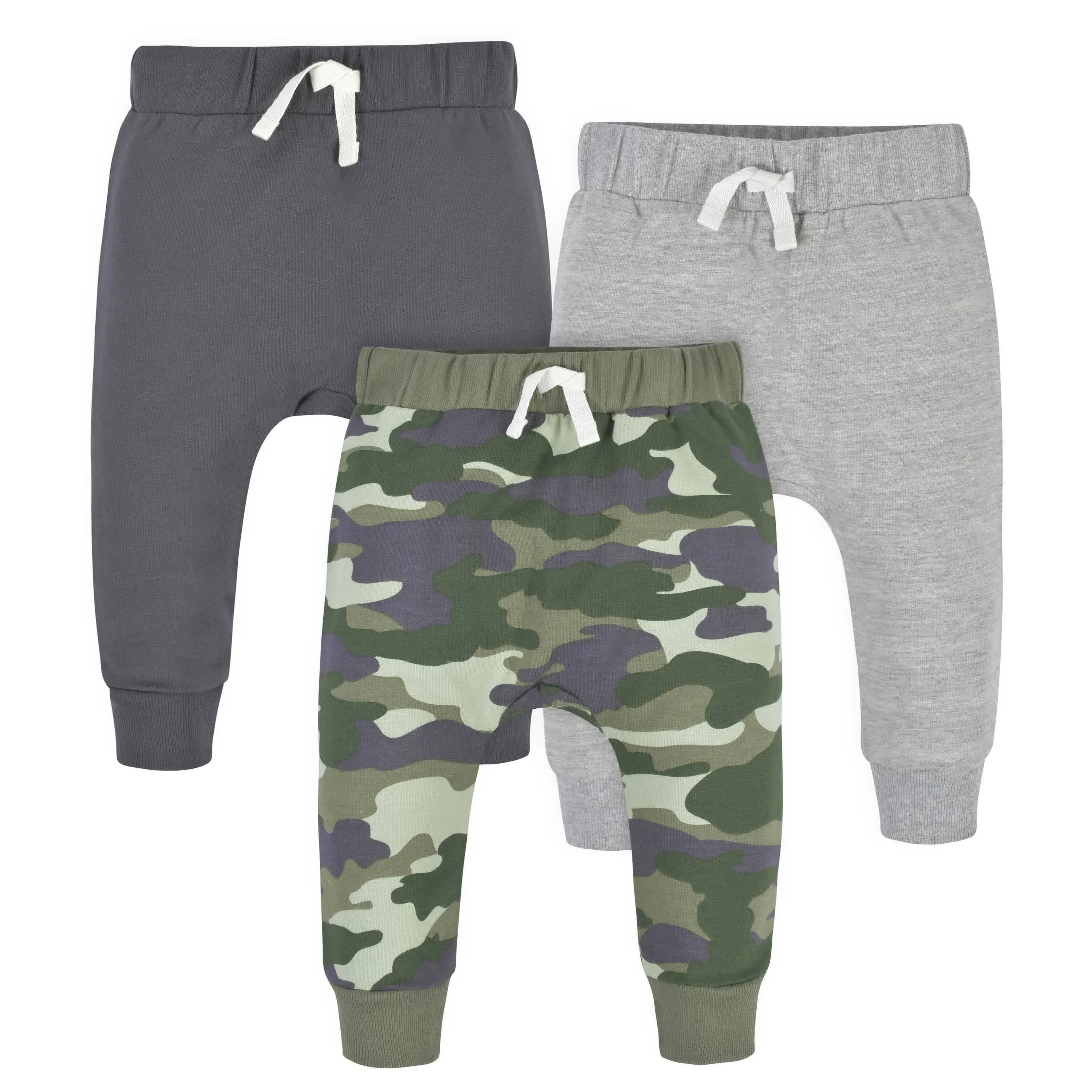 Gerber Baby Boys' Toddler 3-Pack Jogger Pants