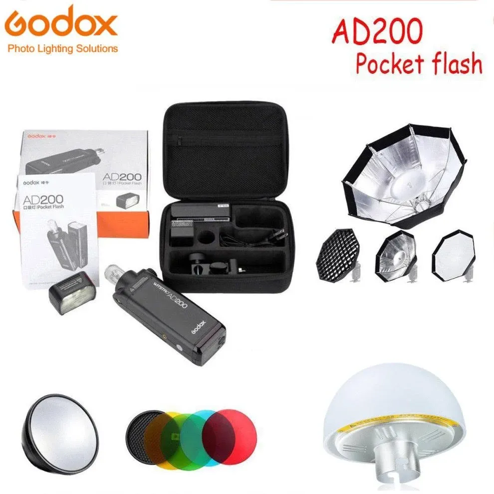 Godox AD200 TTL Pocket Flash Kit AD200 Kit