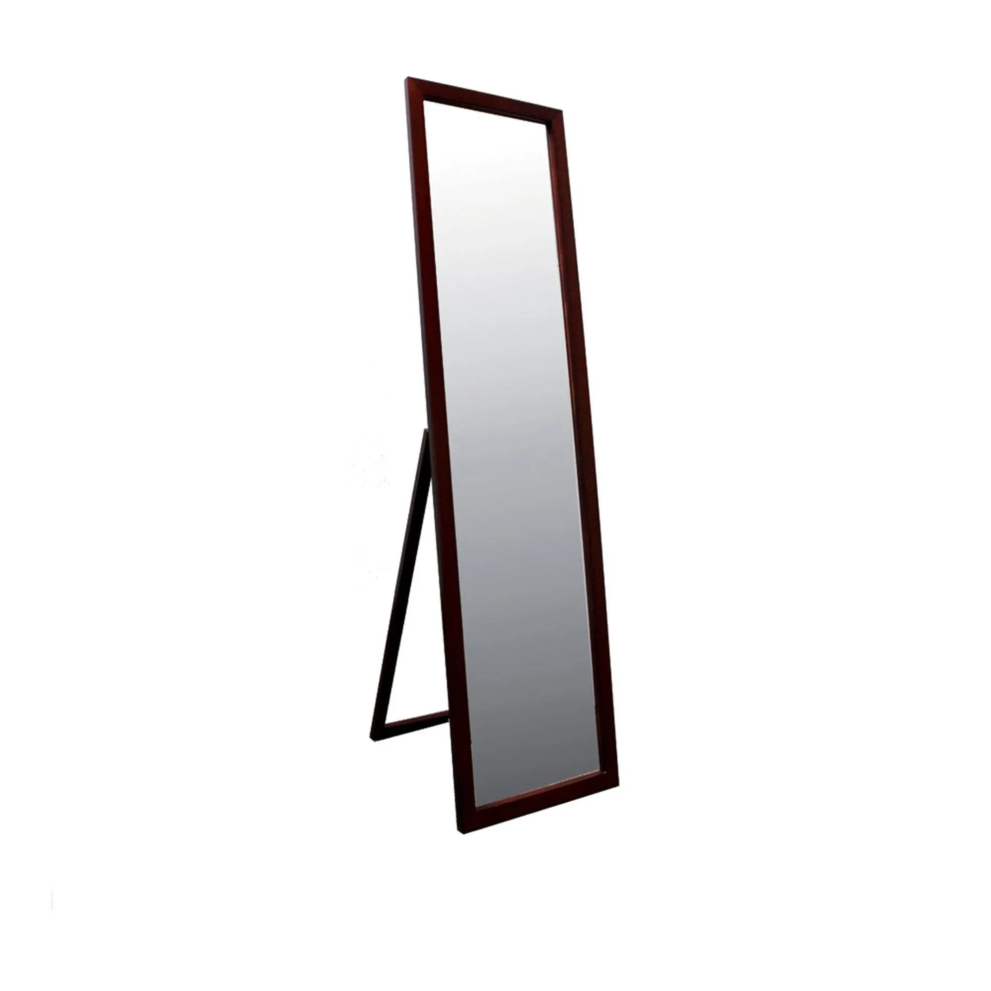 Ore International 55-Inch Walnut Stand Mirror