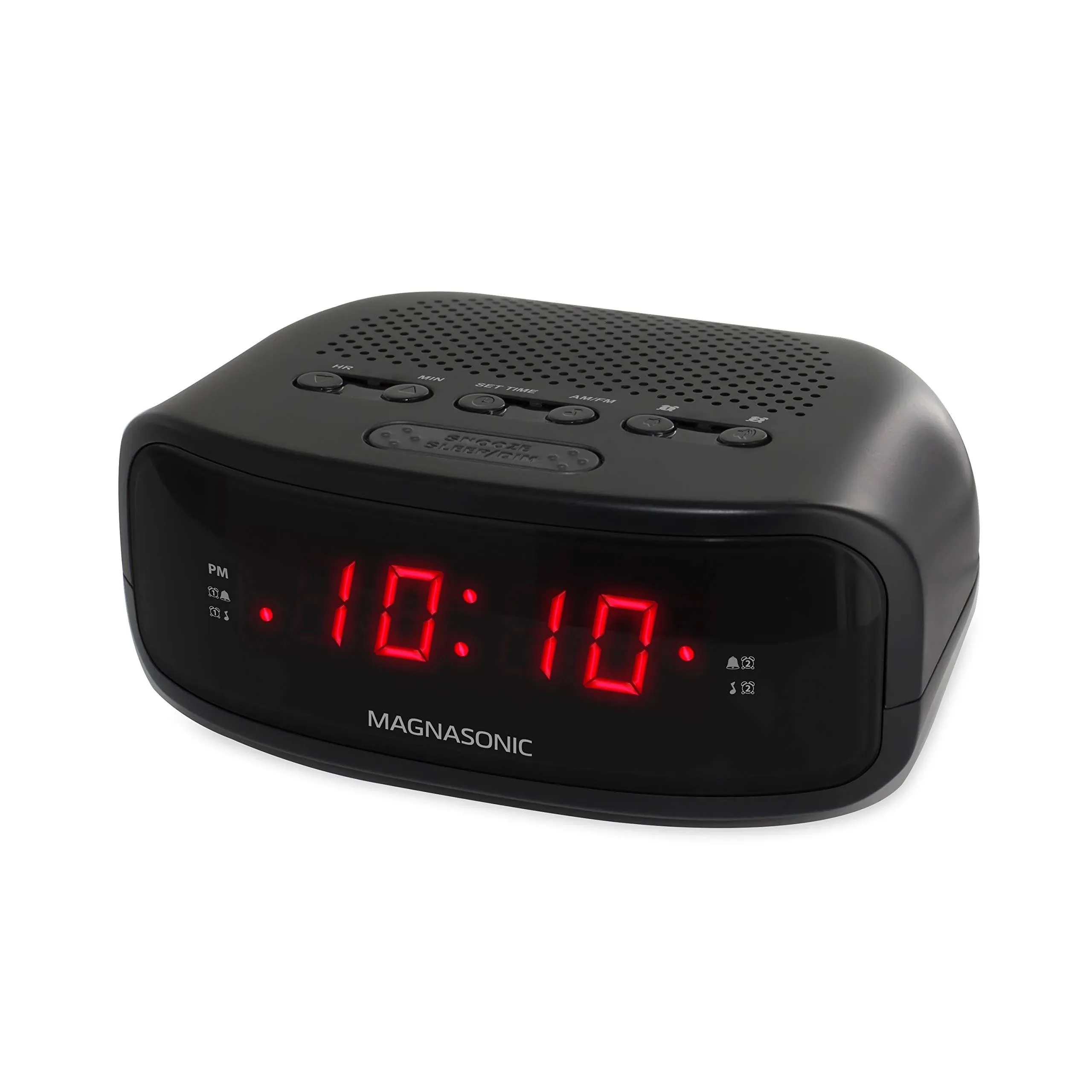 Electrohome Digital AM/FM Clock Radio with Battery Backup, Dual Alarm, Sleep ...