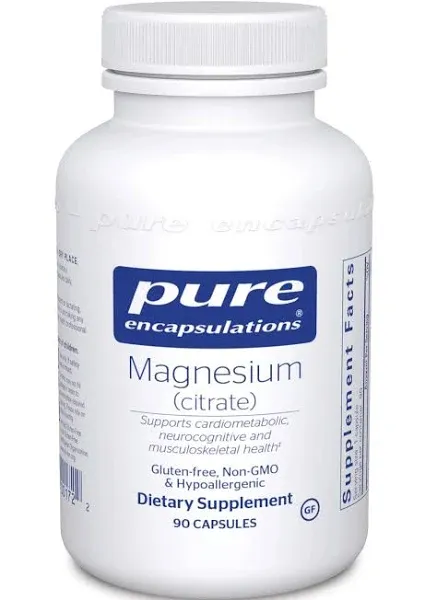 Magnesium Citrate 150 mg. - 90 Capsules