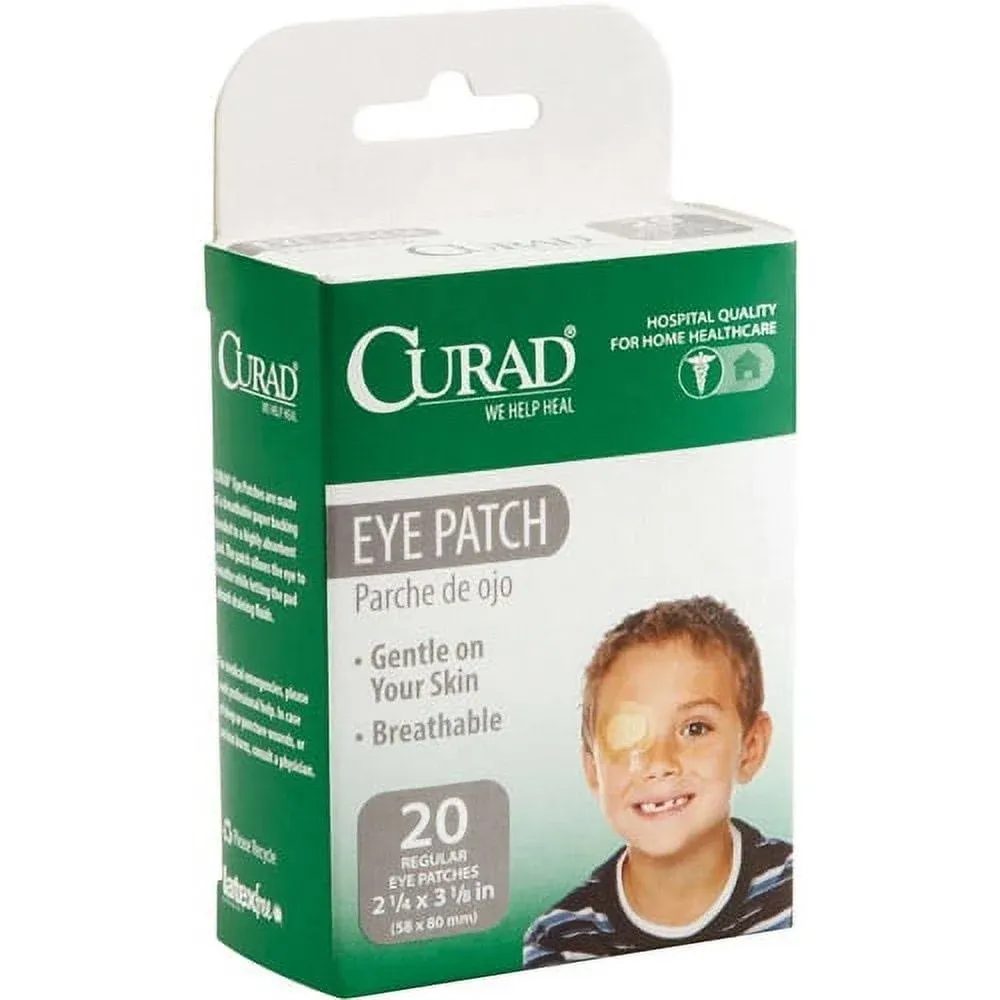 Curad Eye Patch, Regular - 20 patches