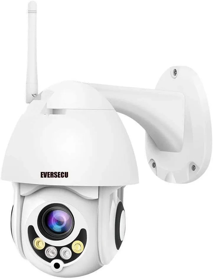 EVERSECU 2.4GHz WiFi IP PTZ Camera 1080P HD Outdoor Night Vision Waterproof CCTV ...