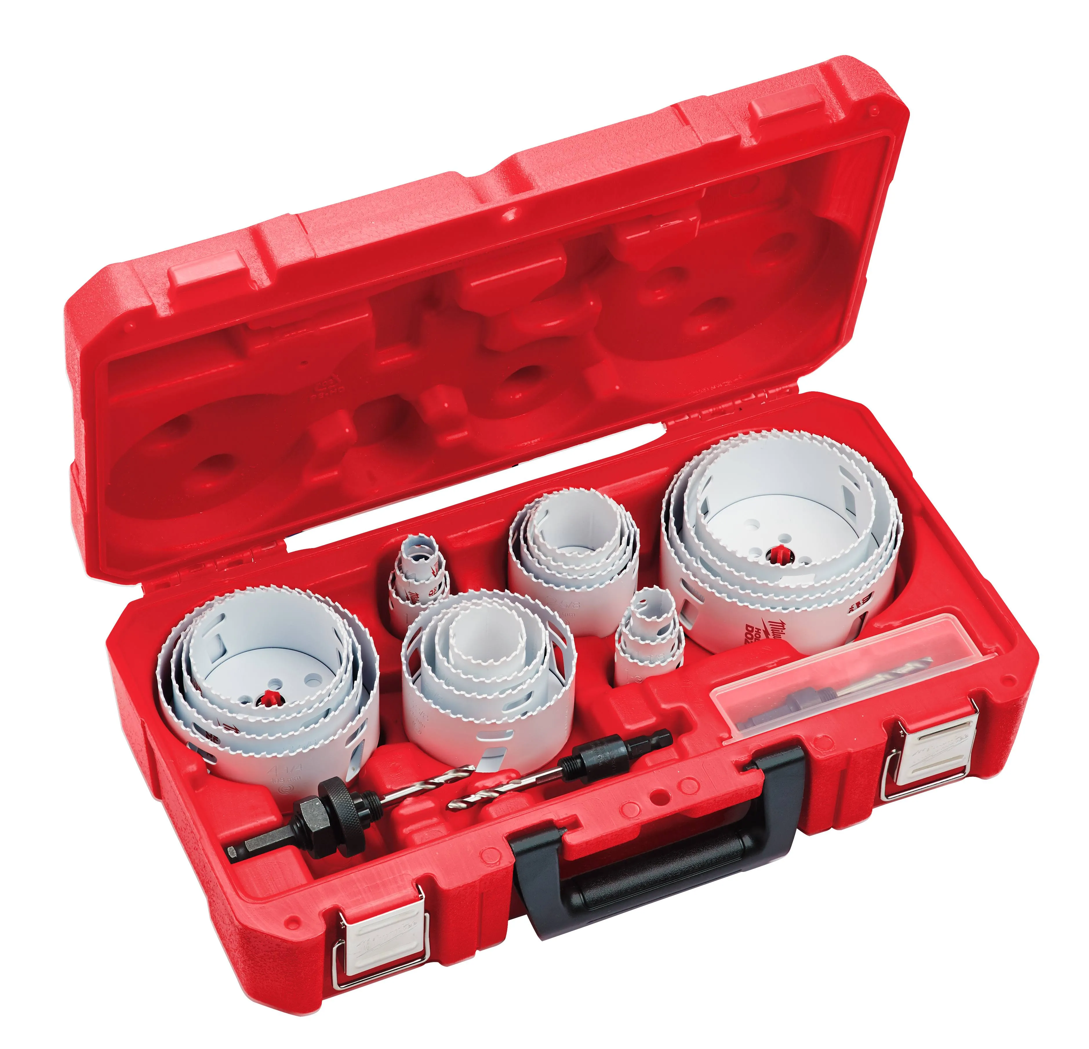 Milwaukee 49-22-4185 All Purpose Professional Ice Hardened Hole Saw Kit 28 Piece