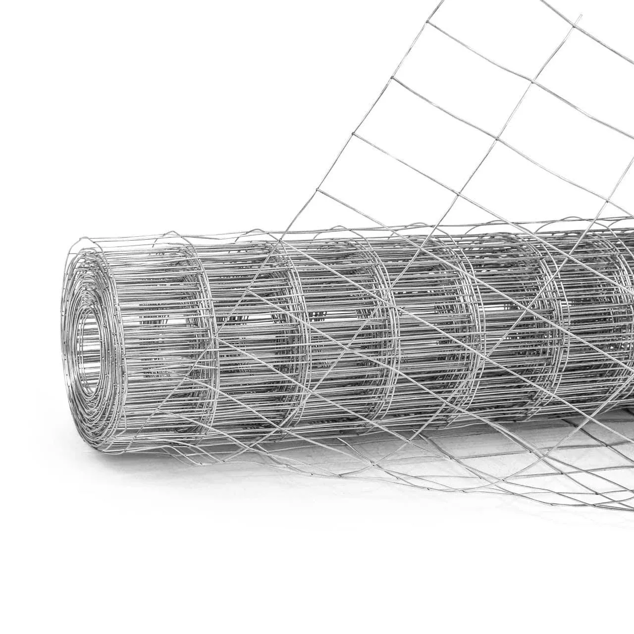 Fencer Wire 14 Gauge Galvanized Welded Wire Mesh Size 2 inch by 4 inch