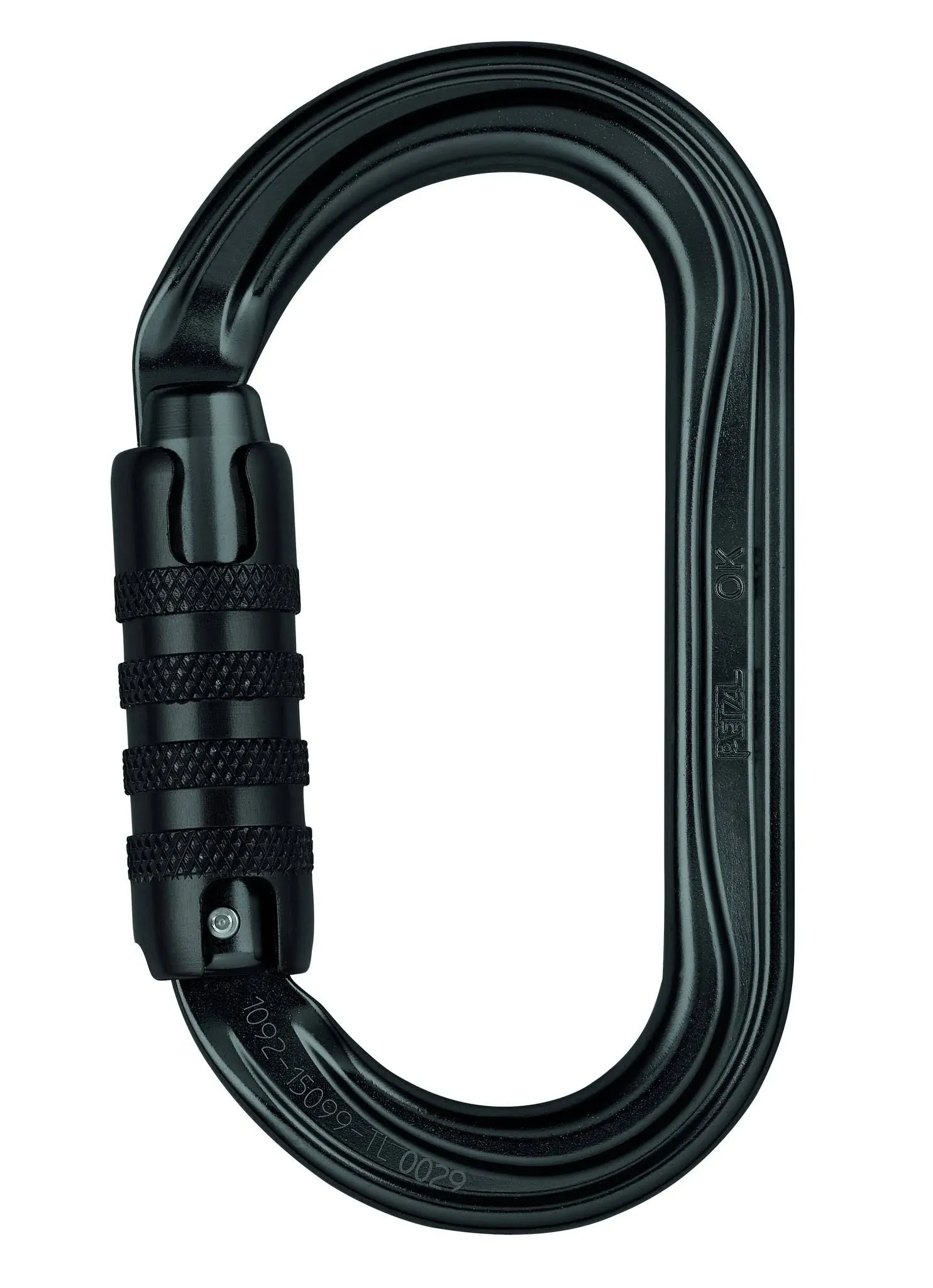 Petzl Carabiner Ok Triact Lock Black