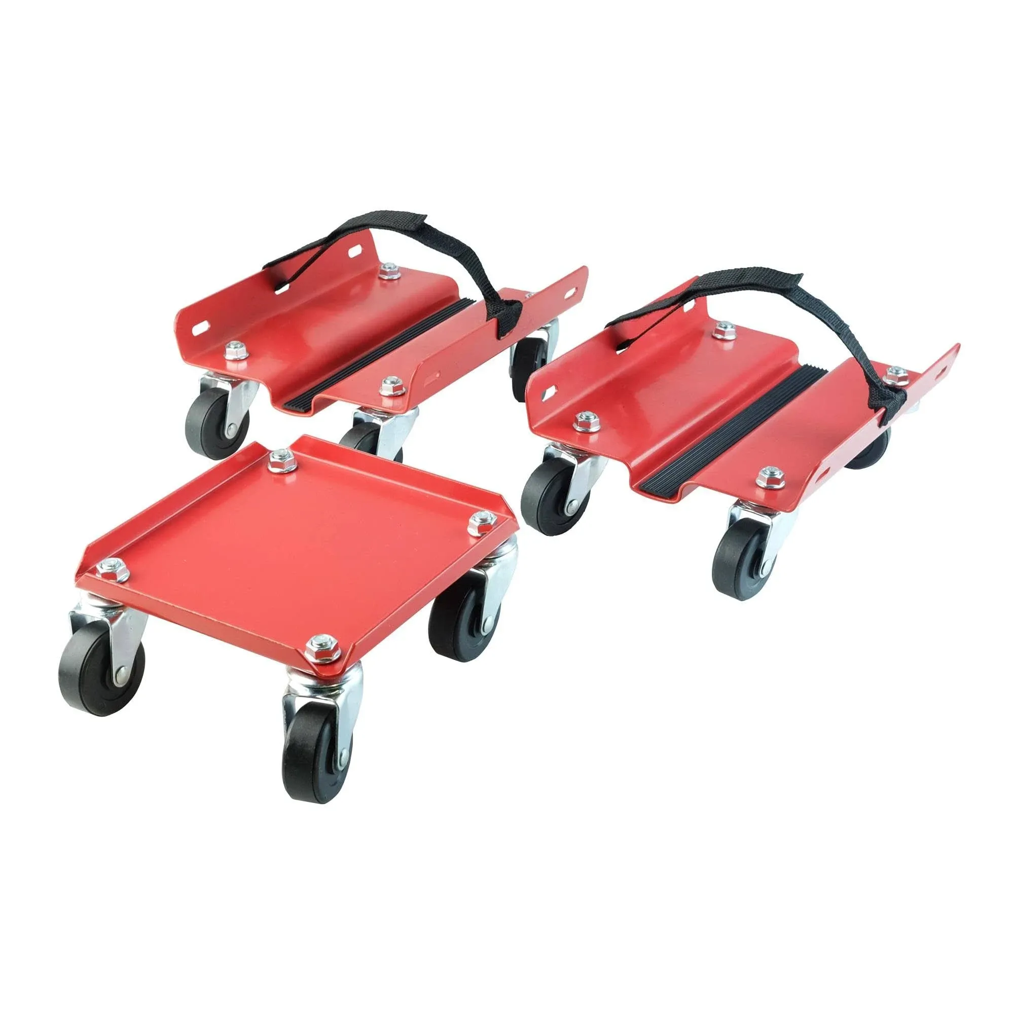 Snowmobile Dolly Set Max Supporting 1500Lbs with Heavy Duty Straps Firmly Attaching on Skis KF2011