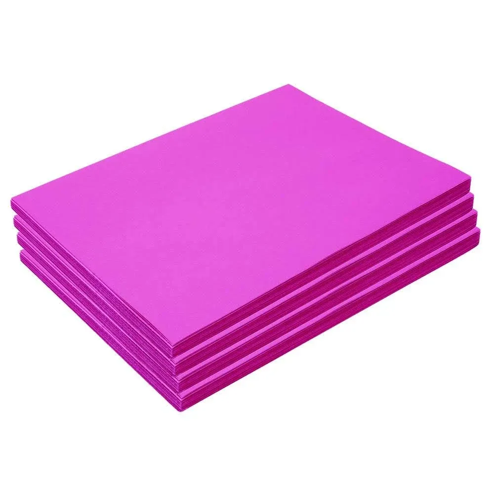 Heavyweight Pink Construction Paper 9 x 12 Sheets by Colorations