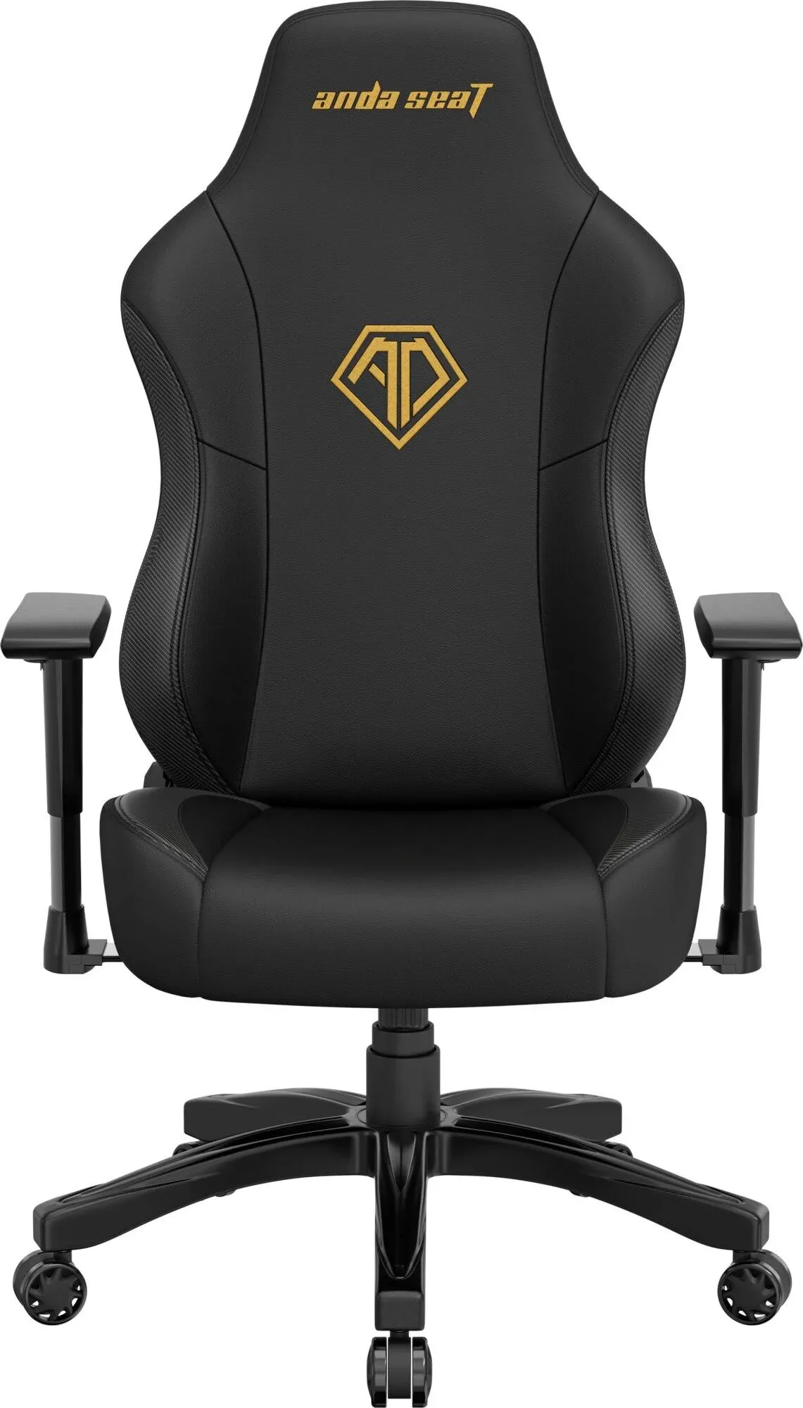 AndaSeat Phantom 3 Gaming Chair - Black PVC Leather