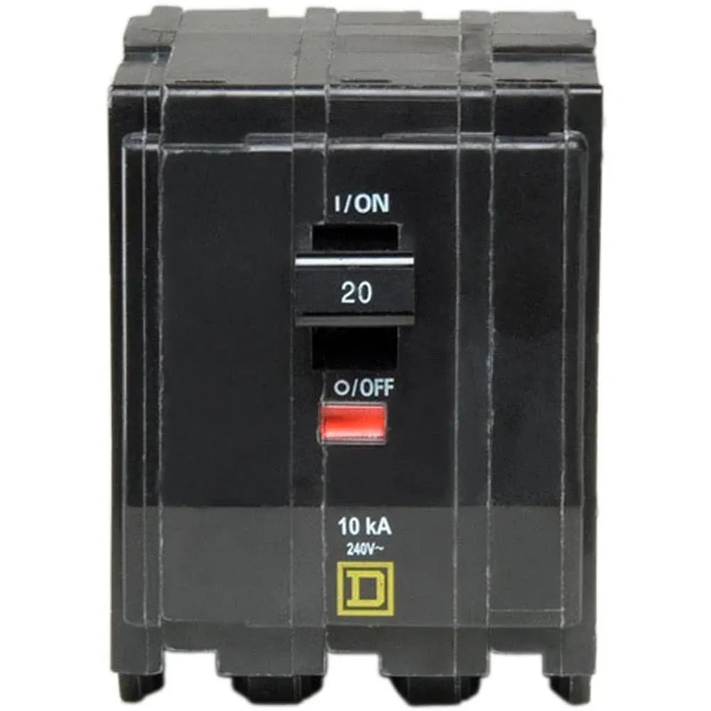 Square D - QO320CP QO 20 Amp Three-Pole Circuit Breaker,