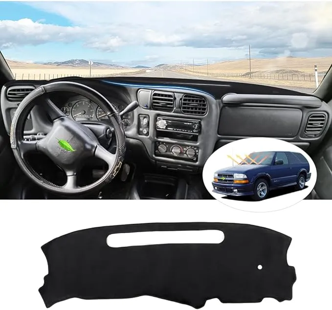 Cartist Dash Cover Fits for Chevrolet Chevy Blazer 1998-2005/1998-2004 S10 / 1998-2001 GMC Jimmy / 1998-2004 GMC Sonoma Accessories Dashboard Cover Mat Non-Slip Pad Carpet Sunshade