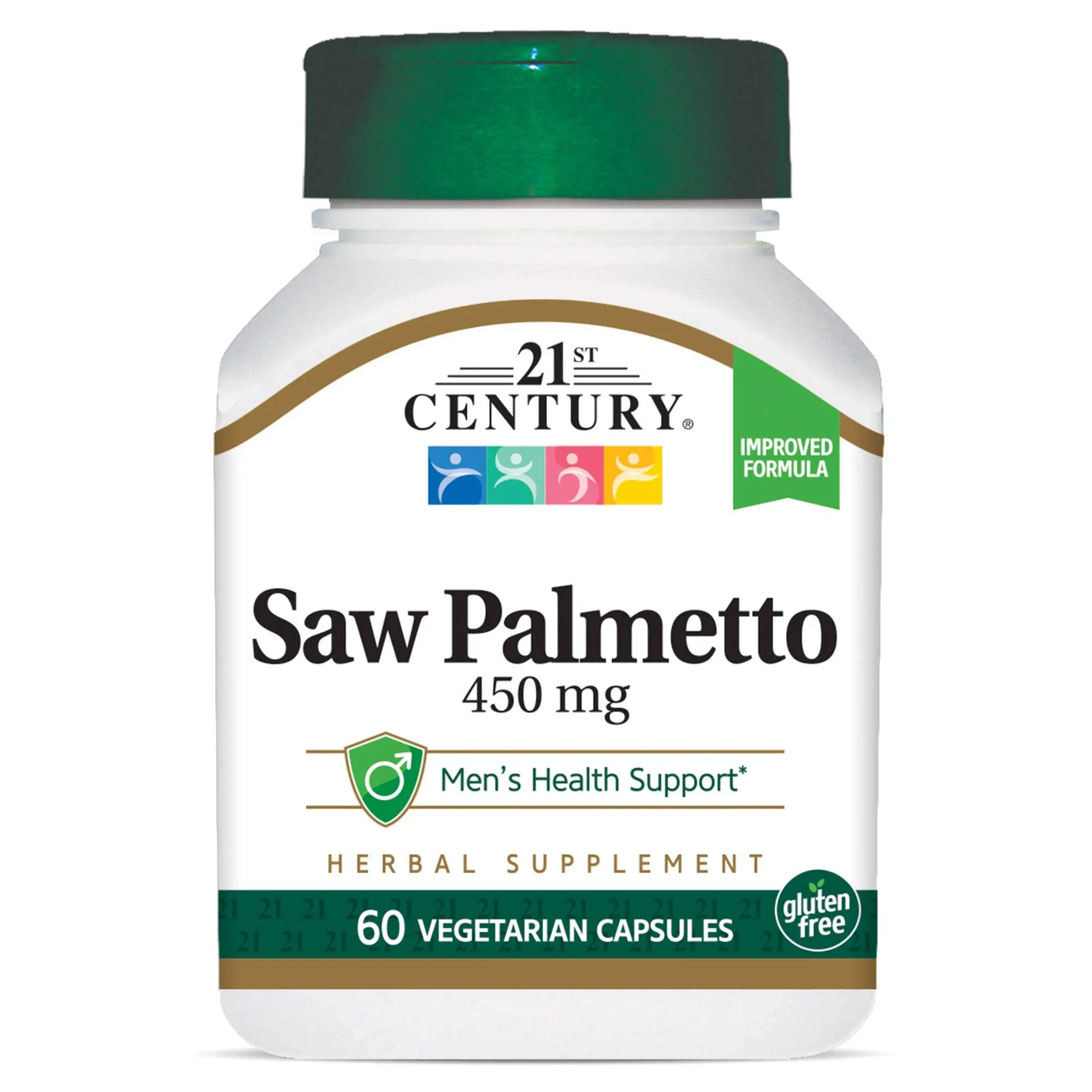 21st Century Saw Palmetto Extract, Standardized, Vegetarian Capsules - 60 capsules