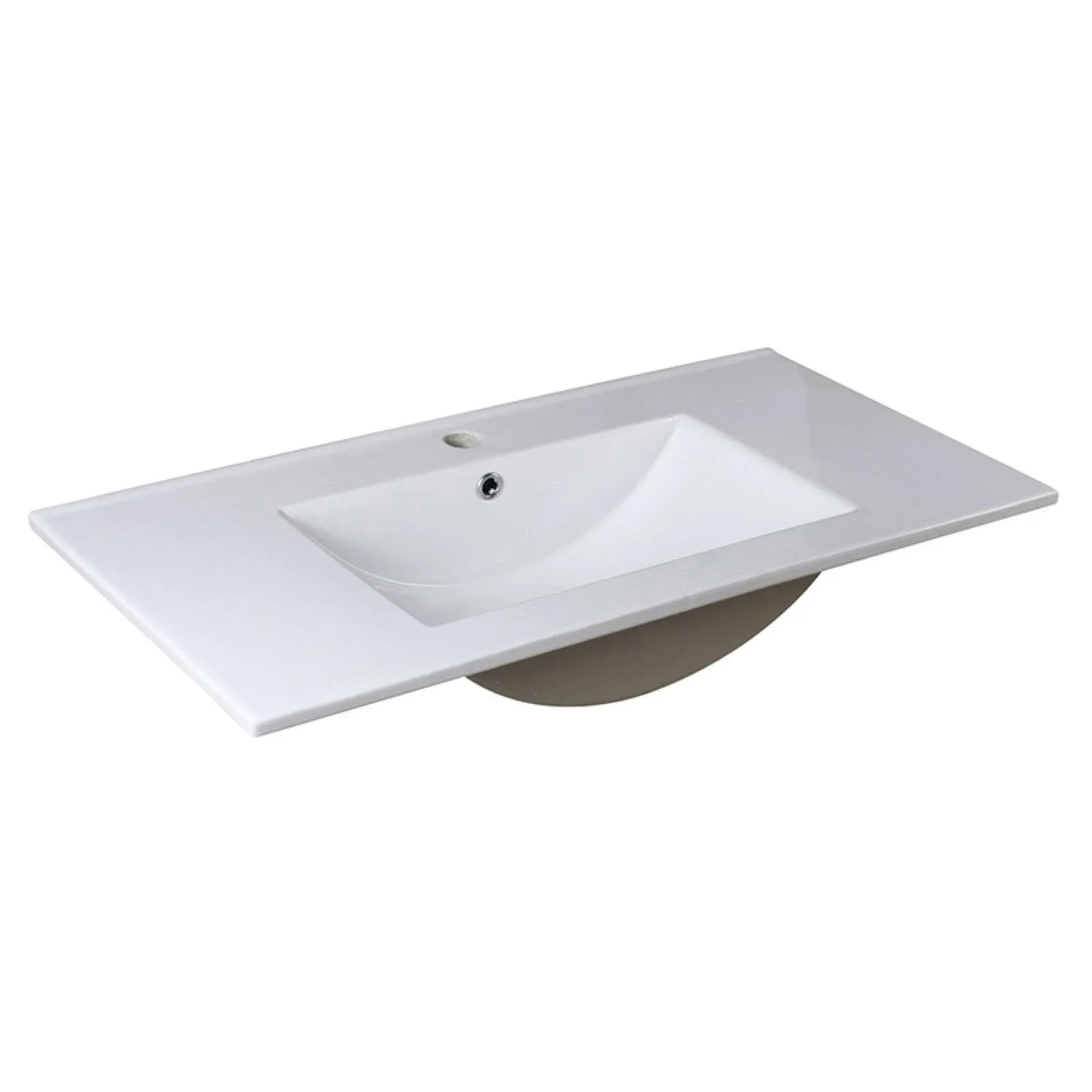 Fresca FVS6236 Torino 35-3/4&#034; Ceramic Drop In Vanity Top - White