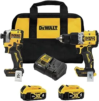 DeWalt DCK2050M2 20V Max XR Cordless Hammer Drill / Impact Driver Combo