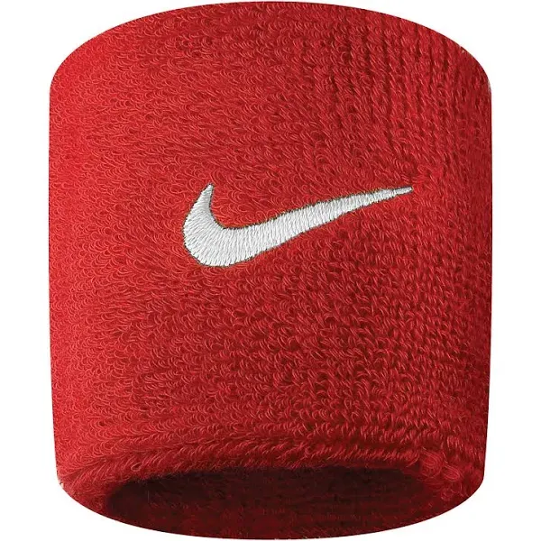 Nike Swoosh Wristbands (Red)