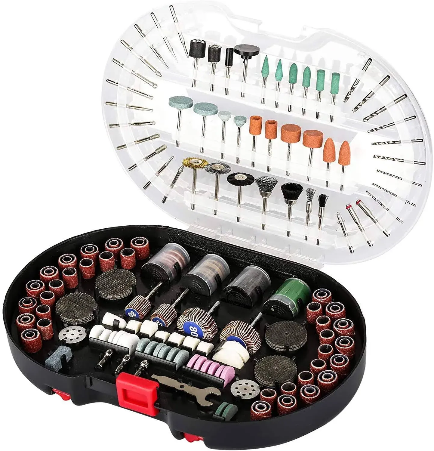 305Pc Abrasive Dremel Rotary Tool Accessories Kit Grinding Sanding Polishing Set