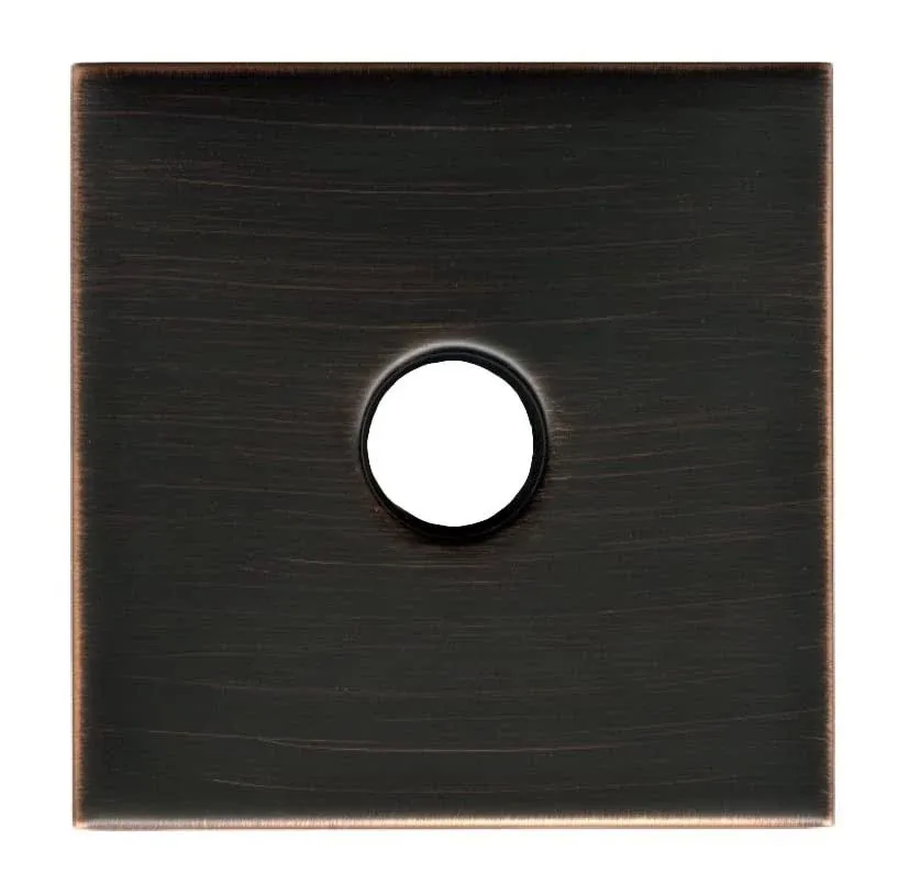 3.5&#034; Square Shower Arm Flange Oil Rubbed Bronze ORB Escutcheon XL Plate\xa0