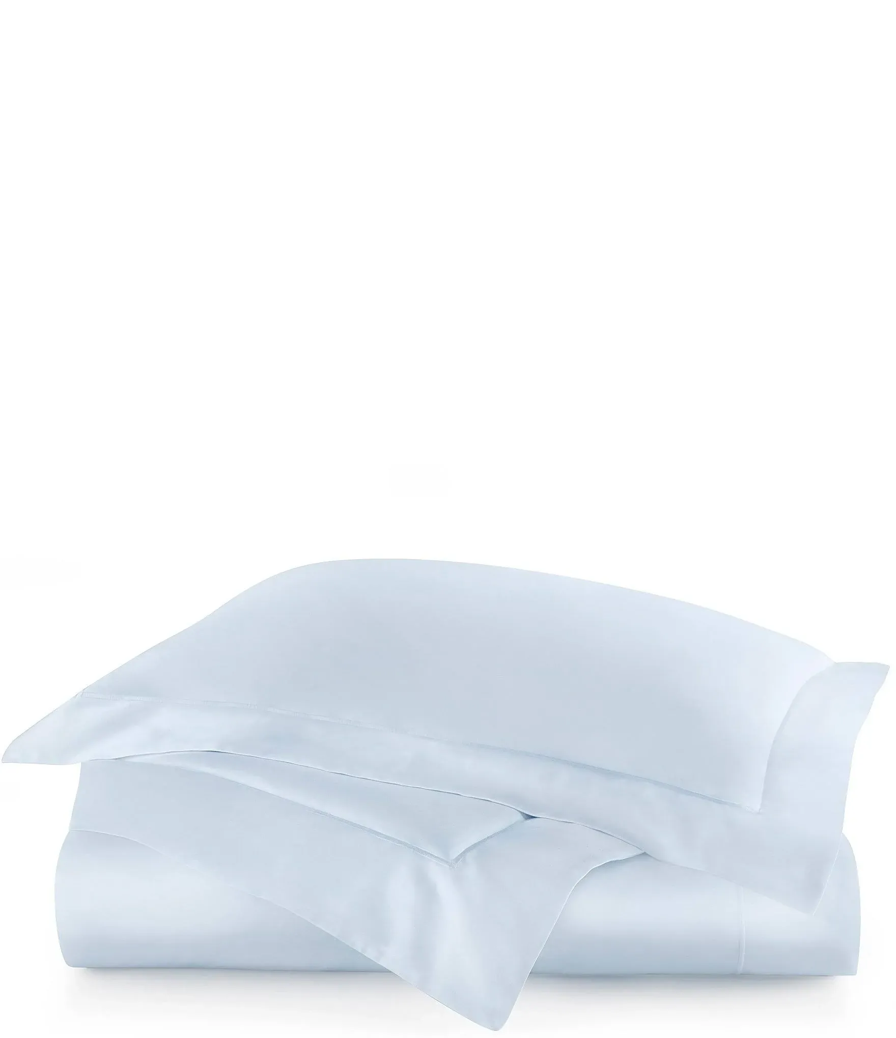 Peacock Alley Soprano Sateen Duvet Cover - Bare Blue - Twin