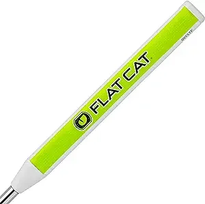 FLAT CAT Original Svelte Golf Putter Grips – 1.68" H x 1.26" W x 12.2" L, 1.23” Diameter, Lightweight 50g – Improve Putting Consistency and Accuracy