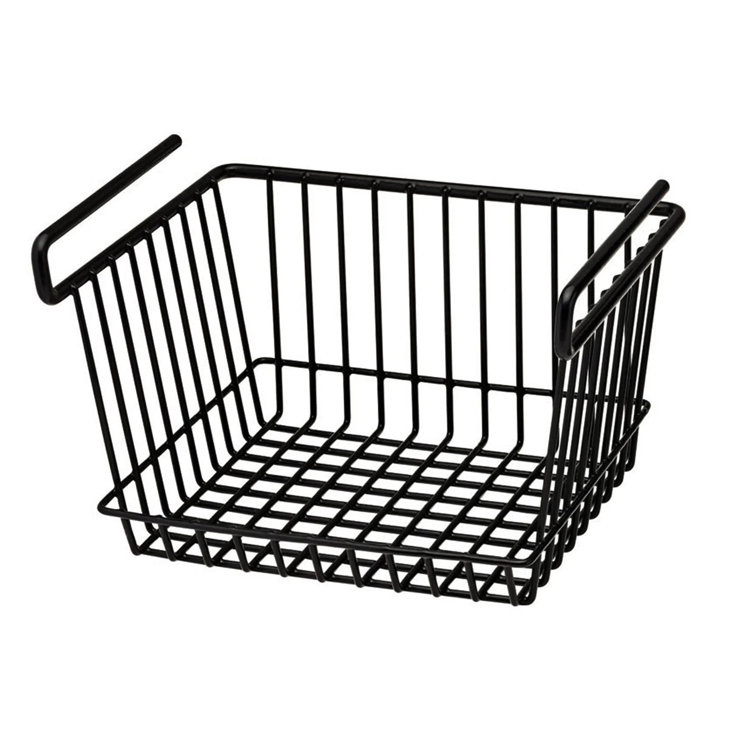 SnapSafe Hanging Shelf Large Basket, 76011 - Coated Wire Basket Maximizes Storage for Documents, Gun Accessories, & Ammo - Easy Access Under Shelf Storage for Gun Safes - Holds Up to 40 Pounds