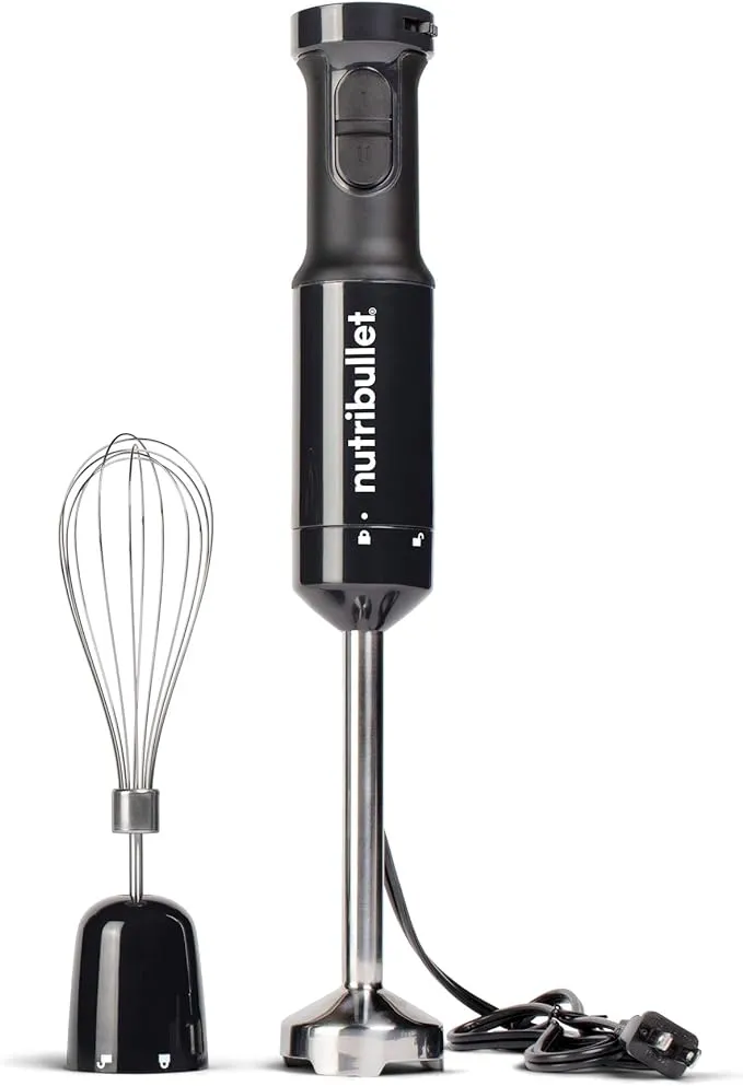 Immersion Blender, 350 Watts with Variable Speeds, Black, NB10100