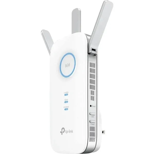 TP-Link AC1900 WiFi Extender (RE550), Covers Up to 2800 Sq.ft and 35 Devices, 1900Mbps Dual Band Wireless Repeater, Internet Booster, Gigabit Ethernet Port