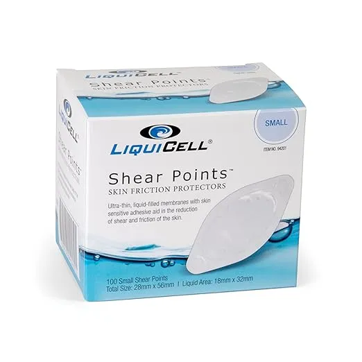 LiquiCell Shear Point Bandages, CPAP Nasal Pads, Box, 100 Bandages, Small