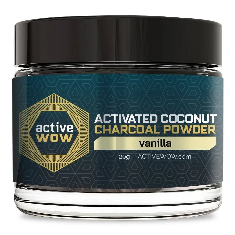 1 Active Wow Teeth Whitening Active Coconut Charcoal Powder