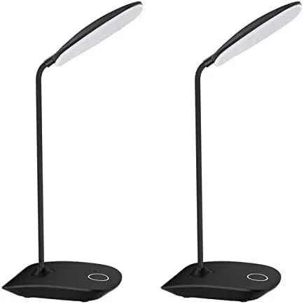 DEEPLITE LED Desk Lamp with Flexible Gooseneck 3 Level Brightness, Battery ...