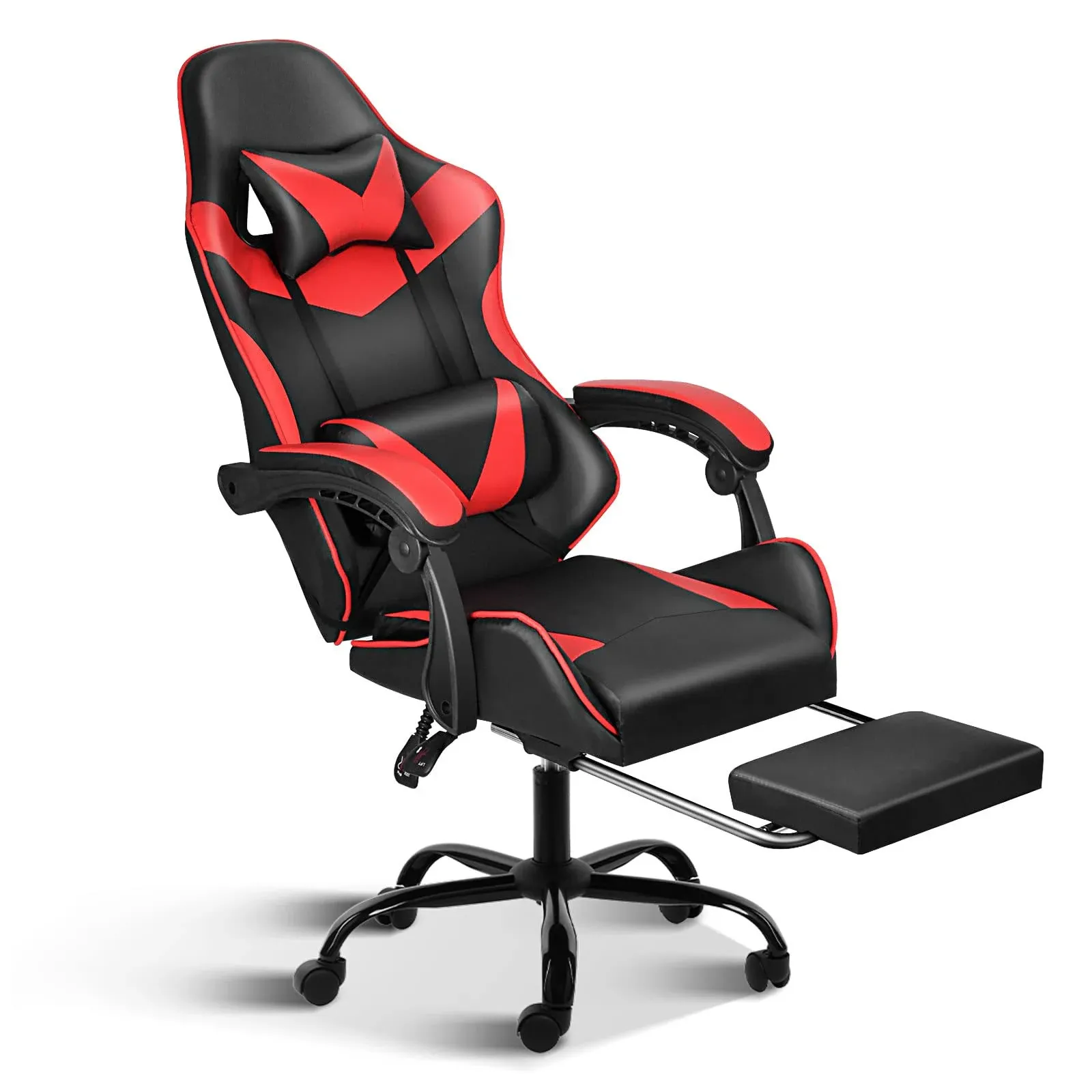 YSSOA Racing Office Computer Ergonomic Game Chair Adjustable Swivel Recliner 