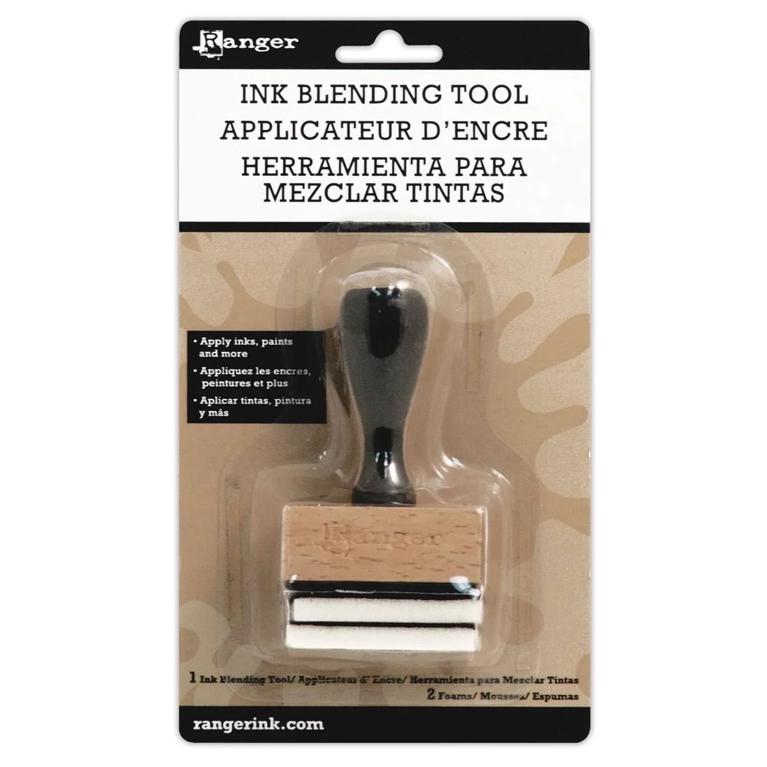 Ranger Inkssentials Ink Blending Tool with 2 Starter Blending Foams Scrapbooking