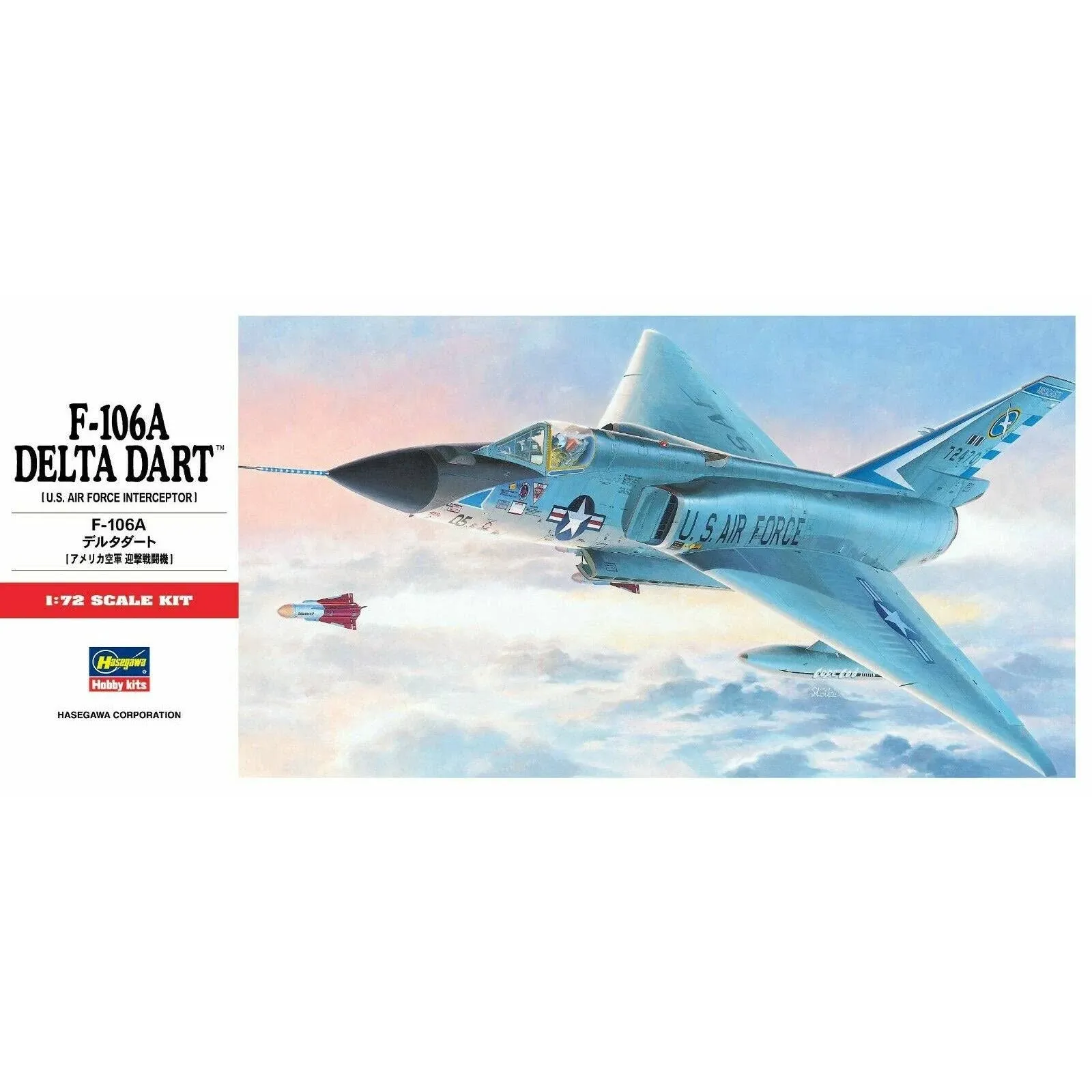 Hasegawa C11 F-106A Delta Dart 1/72 Scale Kit