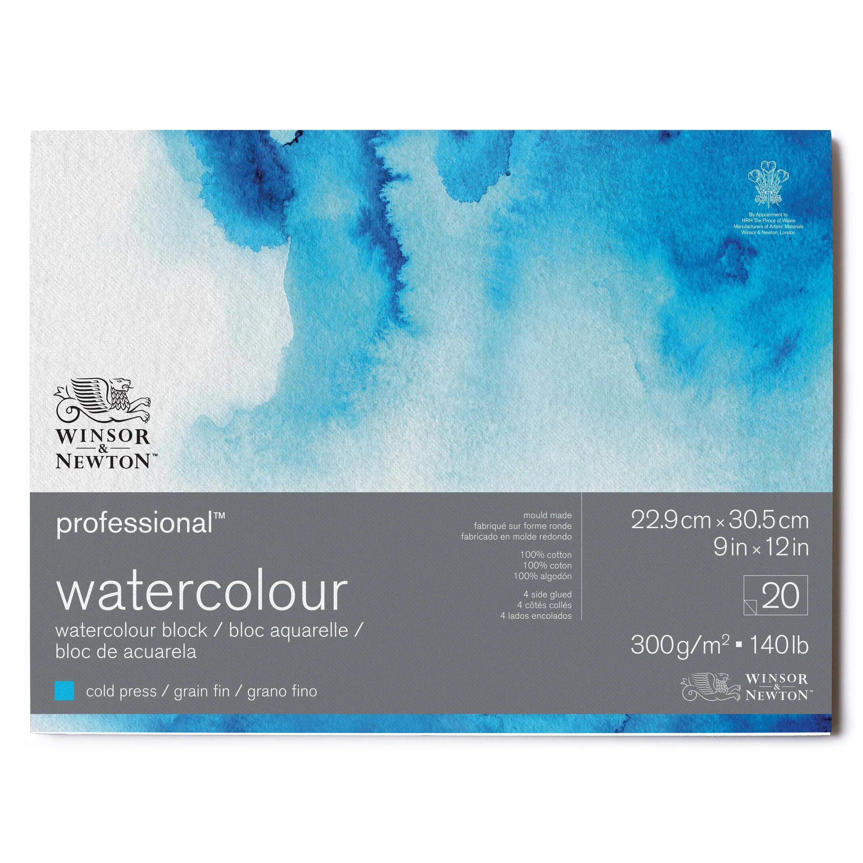 Winsor & Newton Professional Watercolor Block - 9" x 12", Cold Press