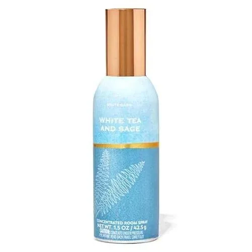 Bath and Body Works 2 pack White Tea & Sage (1.5 oz / 42.5 g) Concentrated Room Spray