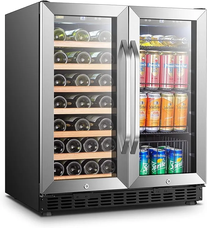 Lanbo 30 inch Wine and Beverage Cooler LW3370B