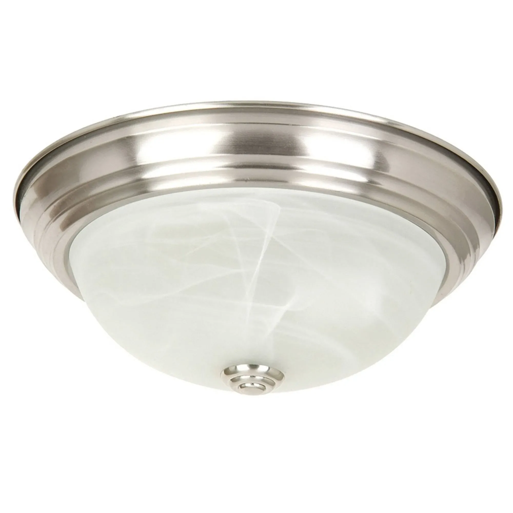 Yosemite 2 Light Flush Mount - Satin Nickel